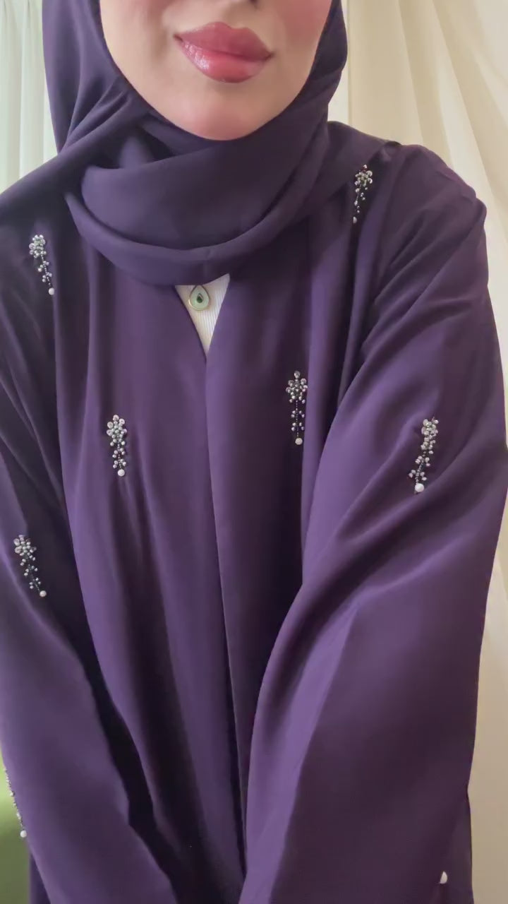 NR Luxury Premium Color Abaya | Elegant Arabic Style | Hand Abaya Abaya